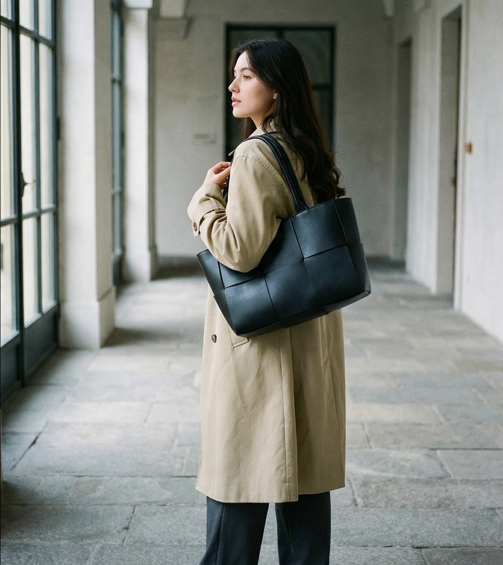 Cross Block Shoulder Bag