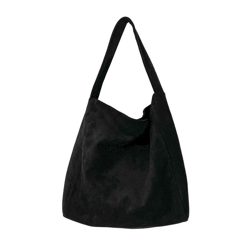 Suede Shoulder Bag