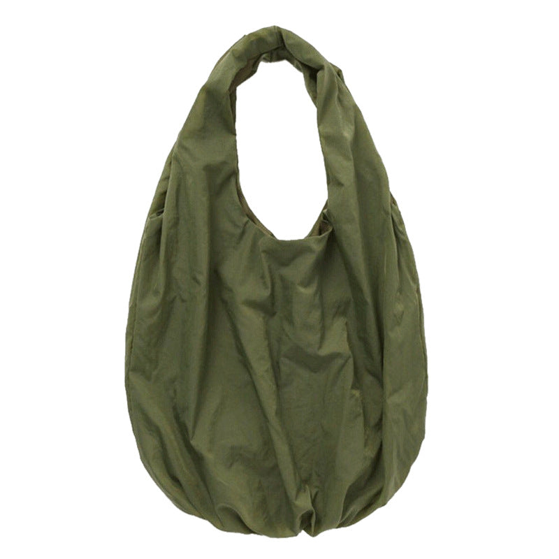 Solid-color crossbody bag