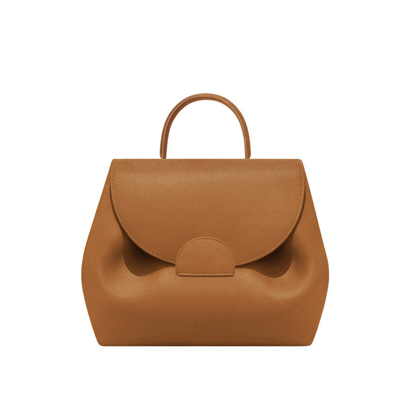 Leather Smiley Handbag