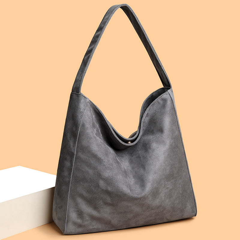 Suede Shoulder Bag