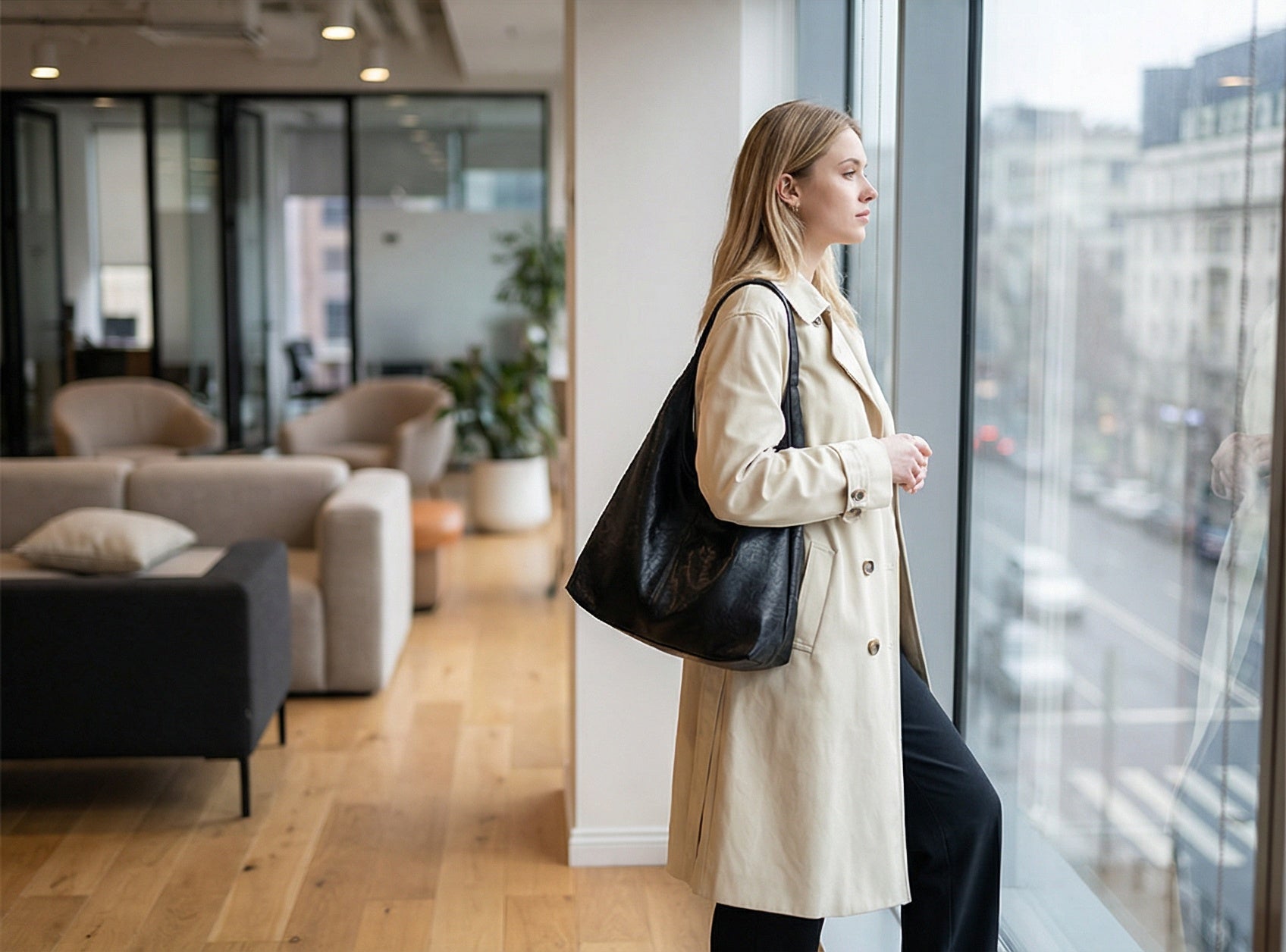 Vintage Shoulder Tote Bag