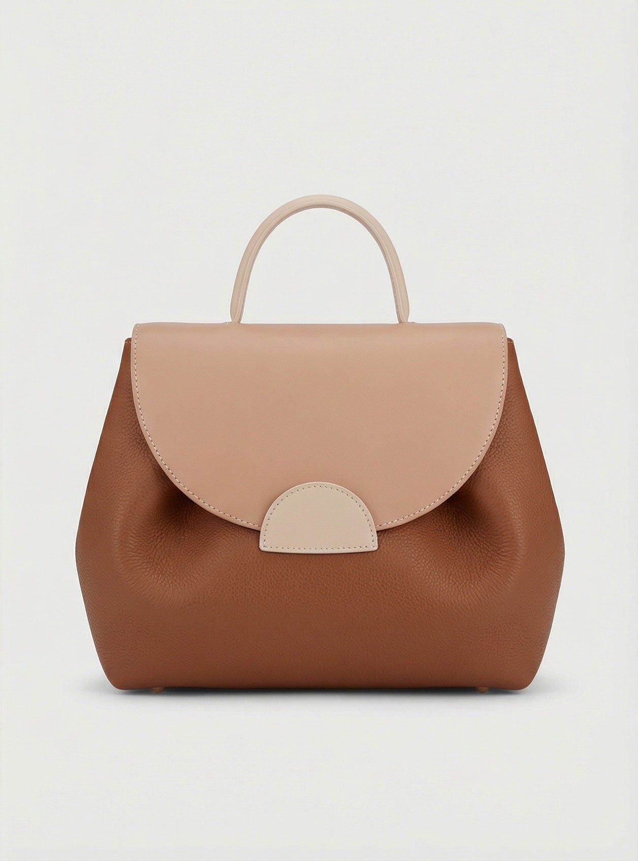 Leather Smiley Handbag