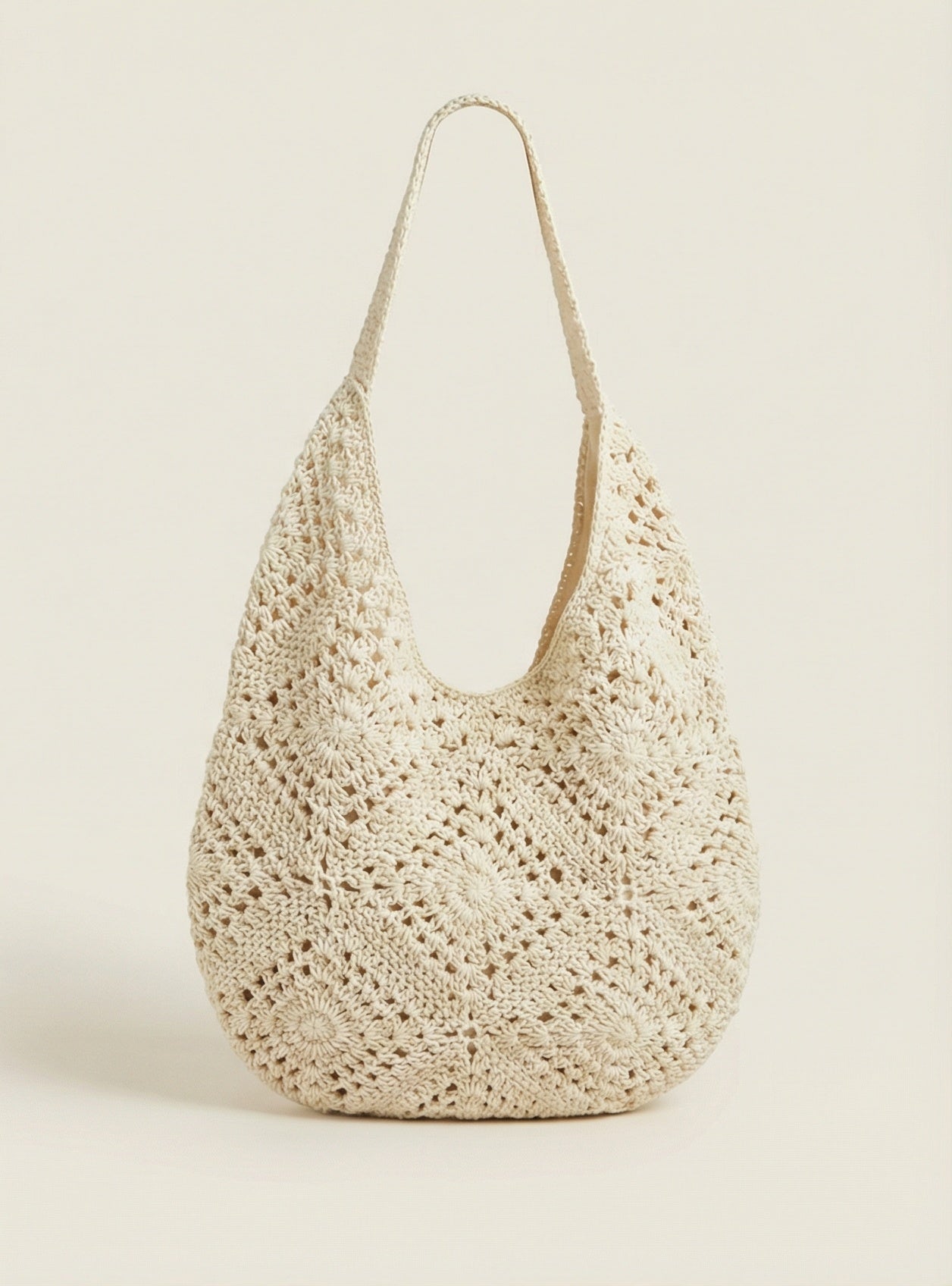 Openwork Woven Bag