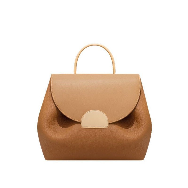 Leather Smiley Handbag